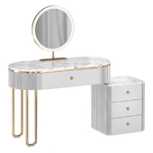 Oboval Makeup Vanity Table by Homary