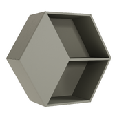 Hexagonal shelf Mel