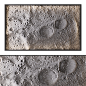 Decorative wall SURFACE OF THE MOON