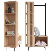 Open Wardrobe with Shelves | Okayama | Caspian House