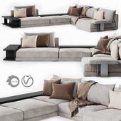 Rottnest L Shaped Modular Sectional Couch