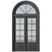 Arc Classic Entrance Doors.Entrance to the house.Front Door.Arched Opening Window.Outdoor Entrance classic door.External Doors. Exterior Door.Street Doors