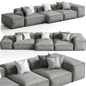 Living Divani Extra Soft Sofa Three Seater