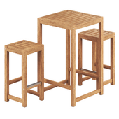 NAMMARO Барный стол и 2 барных стула IKEA