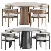 Minatomirai Chair & CEP Table by Teulat/Aplusrstore