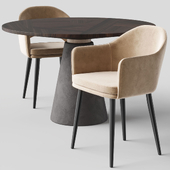 New Maghreb Chair and Round Table 120 cm by Deephouse