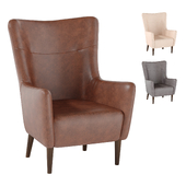 classic leather lounge chair