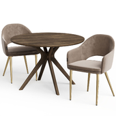Maghreb chair and Leipzig table by Deephouse