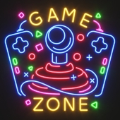 Неоновый декор Game zone