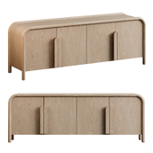 Crate&Barrel | Annie Natural Storage Media Credenza by Leanne Ford