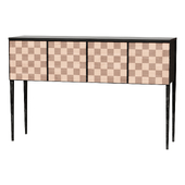 Тумба CHELSEA LEATHER WOVEN CREDENZA