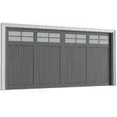 Automatic Garage Doors in classic style.Garage Doors.Traditional Automatic Wood Garage Doors.Entrance modern Gates