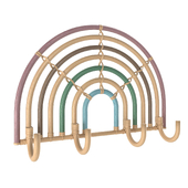 rainbow-shaped hanging rack