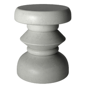 Curved Base Concrete Stool