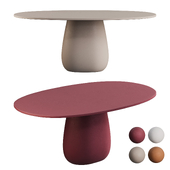 QEEBOO | Cobble Table Top 190/160/135 cm HPL