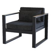 BlackBrass Chair, sku. 31390 by Pikartlights