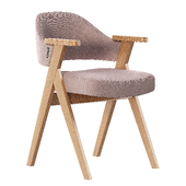 Chair Leicester beige fabric