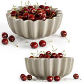 Cherry red bowl