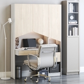Workplace with Penny Desk