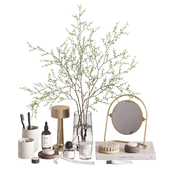Bathroom Decorative set with branches