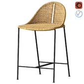 CESTA RATTAN COUNTER STOOL