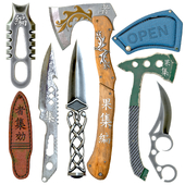 knife ax dagger collection-vol-01