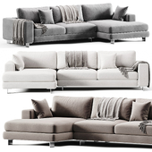 T TIME Sofa with chaise longue By Twils