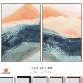 Large Accent Abstract Textural Wall Art C-908