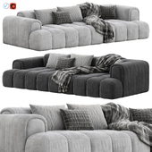 Contemporary Arm Sofa by Litfad Set 3