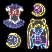 Sailor moon neon