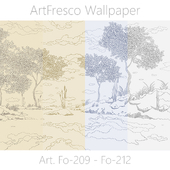 ArtFresco Wallpaper - Дизайнерские бесшовные фотообои Art. Fo-209 - Fo-212  OM