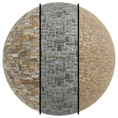 FB721 Natural stone(Rivestimenti a spacco) | 3MAT | 4k | seamless | PBR