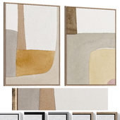 Accent Abstract Neutral Wall Art C-915