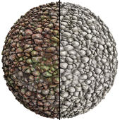 N.01 | Pebble Stone Covering | 4k | PBR | seamless
