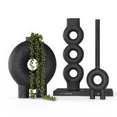 Set of vases Artipieces Clik with Rowley's Crosspiece