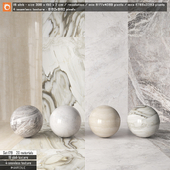 Marble slab & Seamless texture Set 179