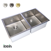 Sink, stainless steel, universal mounting, satin, 745*440, Edifice, IDDIS, EDI75S2i77