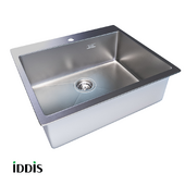 Sink, stainless steel steel, satin, 590*510, Haze, IDDIS, HAZ59S0i77