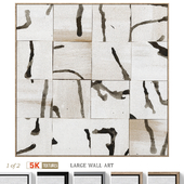 Large Abstract Neutral Wall Art C-921