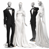 Свадебная одежда на манекенах 001