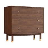 Lambro three-drawer chest of drawers by La Redoute