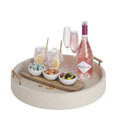 Wine set with prosecco