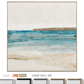 Calm Coastal Landscape Large Wall Art C-929