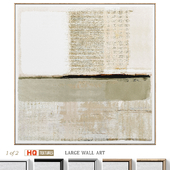 Accent Large Abstract Textural Wall Art C-930