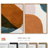 Accent Watercolor Abstract Wall Art P-644