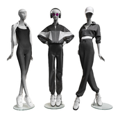 Sportswear on mannequins 002