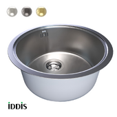 Sink, stainless steel, universal mounting, graphite, D-425*180, Edifice, IDDIS, EDI42G0i77