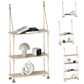 Wall shelves with ropes Mareo by Laredoute