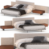 Bed from the factory Minotti collection Horizonte