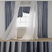 Curtain 834/Wind blowing effect